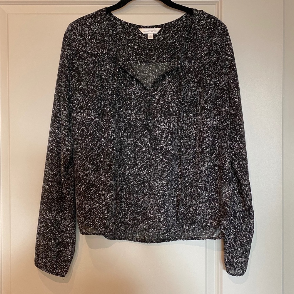 Speckled blouse